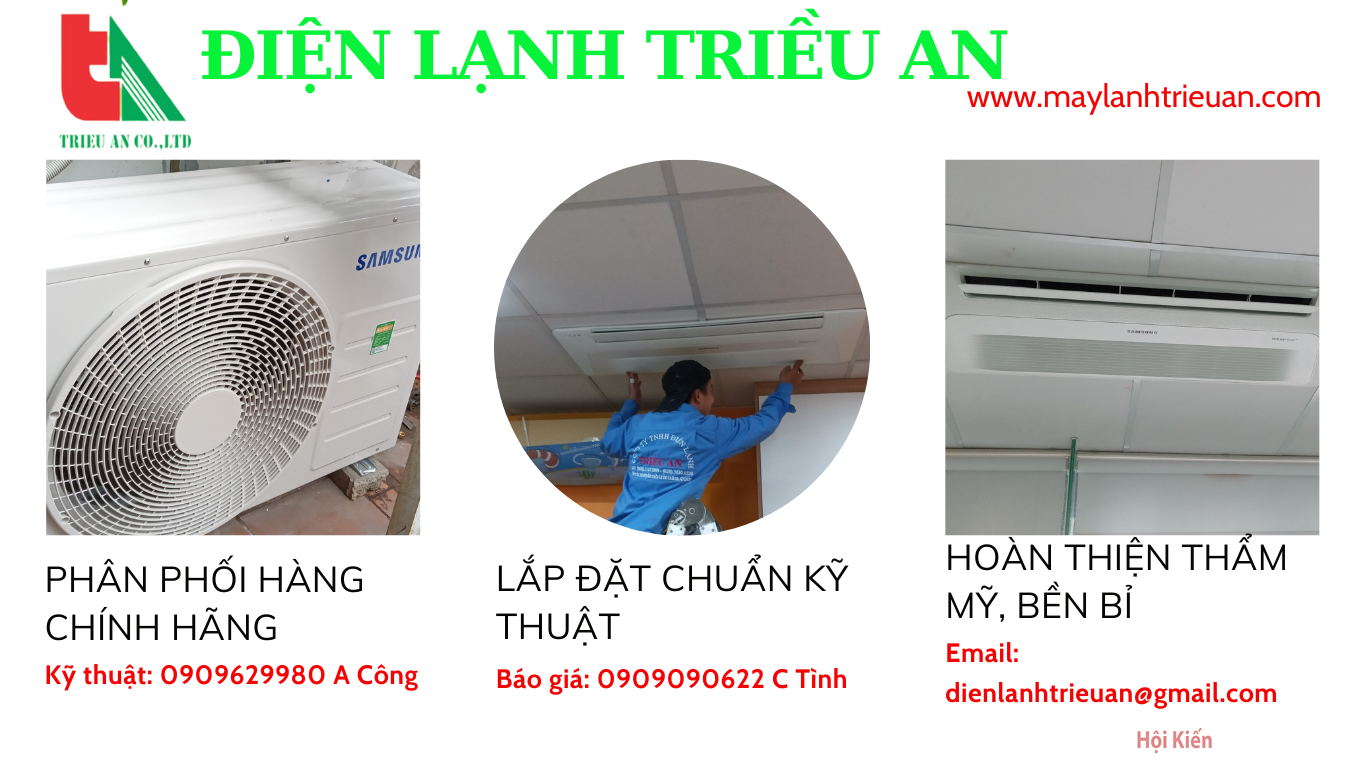 Đại lý máy lạnh âm trần giá rẻ cập nhật bảng giá máy lạnh âm trần Samsung 1 hướng thổi inverter 